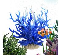 Dqsgiqe Decorazione corallina per la casa - ornamenti artificiali barriera corallina - 6,7 x 2,6 x 5,5 pollici scultura corallina per acquari, serbatoi di pesce, vetrine