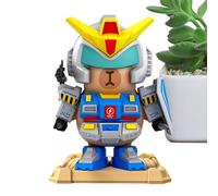 Dqsgiqe Giocattoli magnetici da costruzione - Compatto Portatile Inciso Parti mobili - Set di costruzione magnetico Capybara, per viaggi, auto, interni, esterni, casa, compleanno