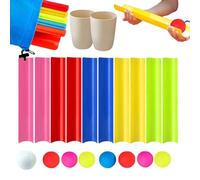 Dqsgiqe Giochi di Team Building per Bambini,Divertenti Giochi Portatili con Borsa da Trasporto,Divertenti di Gruppo | per Ufficio Aziendale Festa Campo Sport Esterno Scuola Campeggio Esercizio