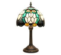 Dqsgiqe Lampada da comodino, stile retrò, colorata, per la casa