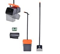 Dqsgiqe Racchetta Per Lettiera Da Gatti | Pala a manico lungo setacciante per cani,Badile Resistente Da Lettiera | Casa All'aperto Viaggio Campeggio Escursionismo Scampagnata E Retrocortile