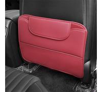DQSZ 2 Pezzi Protezione Schienale Auto per Audi RS3 RS4 RS5 RS6 RS7 RSQ3 RSQ8, Anti Kick Mat Sedili Schienale Protezione Tappetino Anti-Calcio Accessori, D/Red