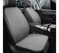 DQSZ Coprisedili Copri Sedile Auto per VW T-Cross 2019-2023, Lino Coprisedile Cuscino Set Protezione Cuscino Antiscivolo Decorazione Traspirante Accessori,B/Gray
