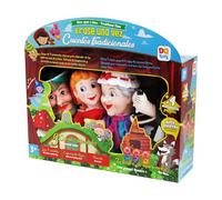 DQTOYS Set 4 Burattini C'era Una Volta Racconti Tradizionali Cappuccetto Rosso
