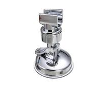 DQZRTUECA 1/2/3 Pezzi Supporto for soffione Doccia Regolabile con Ventosa Base Fissa ABS Argento(3pcs)