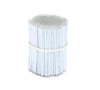 DQZRTUECA 100 Pezzi di Cavo di Collegamento in PVC stagnato 24-26 AWG Multicolore 50-200 mm(White,100MM-100 Pieces 26 AWG)