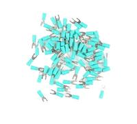DQZRTUECA 1000 pezzi SV1-3 AWG22-16 Terminali a forcella isolati Connettori a crimpare Multicolore(Green)