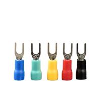 DQZRTUECA 1000 pezzi SV1-3 AWG22-16 Terminali a forcella isolati Connettori a crimpare Multicolore(Mix)