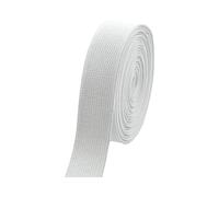 DQZRTUECA 25mm Nylon Elastic Band 5 Meters Multicolor Sewing Craft Replacement Webbing(White)