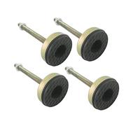 DQZRTUECA 4 pezzi di piedino livellante regolabile M12x80mm diametro base 62mm for mobili e scaffalature for tubi