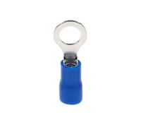DQZRTUECA 50 terminali a cricchetto rotondi isolati, in ottone stagnato, multicolore, diverse misure(Blue,RV2-3)