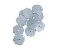DQZRTUECA 522.5A Ingranaggio cilindrico in plastica 52 Denti 0,5 modulo 27x4,5 mm 2,5 mm Albero pignone 10 Pezzi