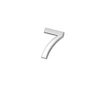 DQZRTUECA Adesivi con numeri in plastica 3D placcati autoadesivi for porte e finestre, cifre da 0 a 9, diverse dimensioni(7 3cm)