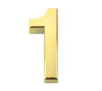 DQZRTUECA Adesivi con numeri in plastica 3D placcati autoadesivi for porte e finestre, cifre da 0 a 9, diverse dimensioni(1 5cm)