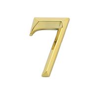 DQZRTUECA Adesivi for numeri di porta autoadesivi 3D dorati da 0 a 9 for indirizzo 50x30 mm(7)