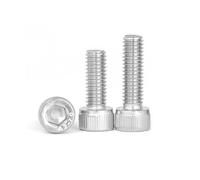 DQZRTUECA Bulloni a testa esagonale incassata Viti in acciaio inossidabile 304 M1.4-M4 2-100 mm 10/50 pezzi(14mm,50Pcs M1.6)