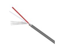 DQZRTUECA Cavo di Controllo schermato multipolare 2-8 conduttori 18-30 AWG Grigio 10 Metri(2Cores,30 AWG x 10 Meters)