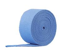 DQZRTUECA Cinghia in fettuccia di cotone e poliestere multicolore 38 mm x 5-20 iarde(Sky Blue,38mm x 20Yards)