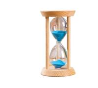 DQZRTUECA Clessidra in legno multicolore, decorazione for ufficio, regalo, 5-30 minuti(Blue,10min)