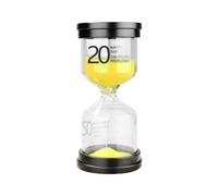 DQZRTUECA Clessidra Timer 1, 3, 5, 10, 15, 20, 30, 45, 60 minuti ABS Vetro ambrato Varie misure(20 Minues)