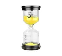 DQZRTUECA Clessidra Timer 1, 3, 5, 10, 15, 20, 30, 45, 60 minuti ABS Vetro ambrato Varie misure(45 Minues)