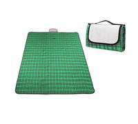 DQZRTUECA Coperta da picnic pieghevole stuoia da campeggio spiaggia all'aperto portatile multicolore dimensioni multiple(Green,150x180)