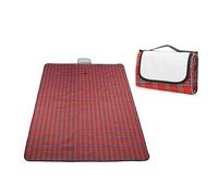 DQZRTUECA Coperta da picnic pieghevole stuoia da campeggio spiaggia all'aperto portatile multicolore dimensioni multiple(Red,150x80)
