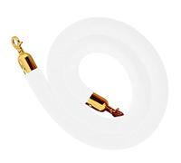 DQZRTUECA Corda di sostegno for il controllo della folla multicolore 0,6-3 m(White,Length 2.2M/7.2Ft/86.6In)