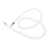 DQZRTUECA Corda di sostegno multicolore for il controllo della folla, lunghezza 0,6-3 m(White,0.9M/3Ft/36In)