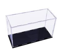 DQZRTUECA Cubo portaoggetti in acrilico trasparente for esposizione da banco, dimensioni multiple(30x30x35CM)