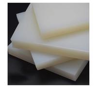 DQZRTUECA Cuscinetti antivibranti in gomma siliconica, confezione da 4, bianchi, 100x100x10 mm