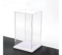 DQZRTUECA Espositori di plastica trasparente, Vetrina acrilica Cubo rettangolare trasparente for varie dimensioni(20x30x15cm(8"x12"x6"))