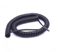 DQZRTUECA Filo telescopico a Molla, Cavo a Spirale Estensibile telescopico a Molla con 4 Nuclei Cavo a Spirale 24AWG0.2mm /20AWG0.5mm /17AWG1.0mm /14AWG2.0mm(20AWG0.5MM 2.5 Meters)