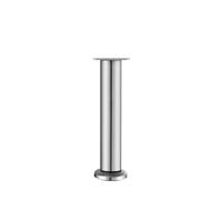 DQZRTUECA Gambe universali for mobili in metallo 4 pezzi, argento, sollevamento regolabile, allungabili, dimensioni multiple(25-42cm(4pcs))