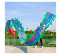 DQZRTUECA Giocattolo da Giocoleria for Danza e Fitness, Drago Cinese, Multicolore, 8-10 m(Green,8 m/26ft Long)