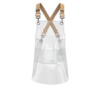 DQZRTUECA Grembiule in TPU trasparente multicolore regolabile for il negozio del salone della cucina domestica(Color5)