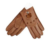 DQZRTUECA Guanti di pelle da uomo, Guanti da guida uomo Dito intero Sottile Cava sfoderato Moto Multicolor 9.5-11(Color 2,11)