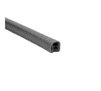 DQZRTUECA Guarnizione a Forma di U, Bordo di rifinitura, 16,4 Piedi, Cintura in Gomma e Acciaio Multicolore, Diverse Misure(Grijs,10mm x 8mm)