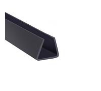 DQZRTUECA Guarnizione a Forma di U, Guarnizione in Gomma for Bordi di canali a U, Misure Multiple, Nera, 32,8 Piedi(10mm x 13mm)