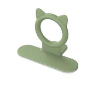 DQZRTUECA Maniglia ad Anello Adesivo in Silicone for Sollevatore Sedile WC Multicolore for Bagno e Viaggi(Green)
