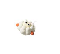 DQZRTUECA Maniglia for Sollevatore for Coperchio WC Portatile con Motivi a Forma di Cane da Pastore for Il Bagno di casa da Viaggio(02-Sheep)