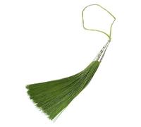 DQZRTUECA Mini nappa artigianale con passanti for spada cinese e segnalibro multicolore 20 cm fatta a mano(Green)