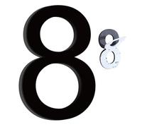 DQZRTUECA Numeri in acrilico 0-9 multicolore 4,2 pollici for porta, cassetta postale, indirizzo dell'hotel(Number 6,Golden)