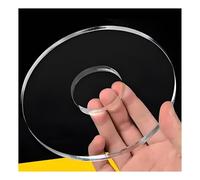 DQZRTUECA Pannello Acrilico Disco anulare ID 7 cm Diametro Esterno 9 cm Spessore 1-10 mm(Thickness:6mm)