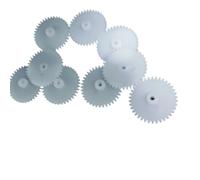 DQZRTUECA Pignone Albero 172A Ingranaggio cilindrico in plastica 0,5 Modulo 17 Denti Foro 1,95 mm Accoppiamento Stretto 2 mm 10 Pezzi