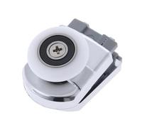DQZRTUECA Pulegge per Porte Doccia, Rulli for Porta Doccia Sostituzione pulegge Superiori e Inferiori da 25 mm for custodie in Vetro 4-6(Bottom Pulley)