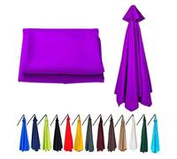 DQZRTUECA Replacement Canopy 8-Rib Umbrella, Multicolor, 3.5m/11.4ft 2m/6.5ft Compat(Purple)