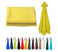 DQZRTUECA Replacement Canopy 8-Rib Umbrella, Multicolor, 3.5m/11.4ft 2m/6.5ft Compat(Yellow)