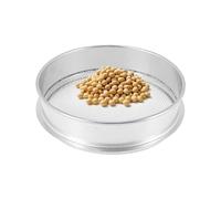 DQZRTUECA Setaccio da giardino for polline in acciaio inossidabile, dimensioni argento 20 * 20 * 5 cm(Mesh 1mm)