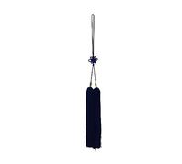 DQZRTUECA Spada cinese for arti marziali Tai Chi con nappa di seta e testa di legno, 12,6 pollici, multicolore(Blue)
